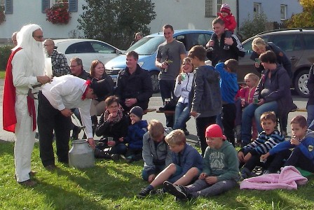 Kerwa2015 Druide mit Gehilfen