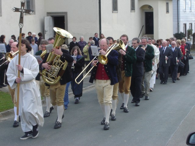 Jubilare 2008 beim Auszug