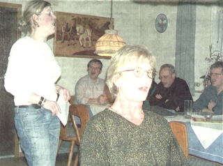 Wirtshaussnger mit neuer Vorsngerin